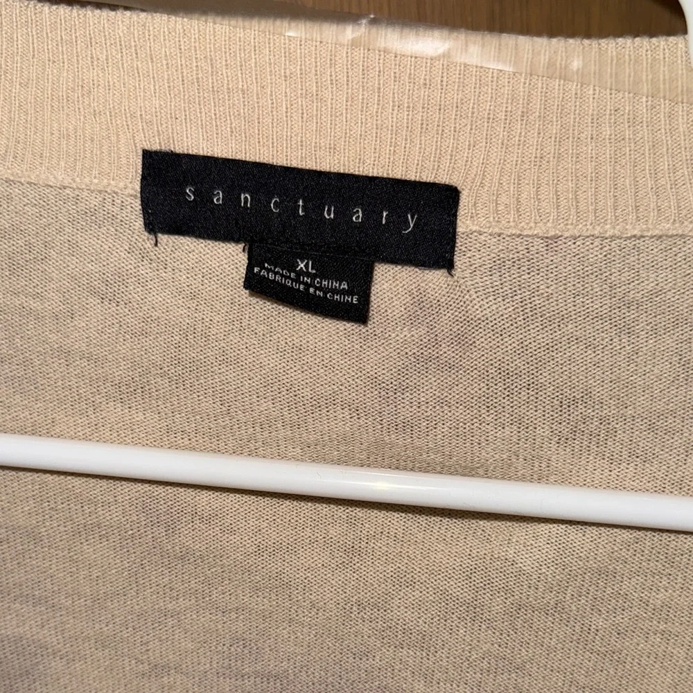 Sanctuary Tie Dye Button Up Cardigan Sweater XL - Picture 3 of 3